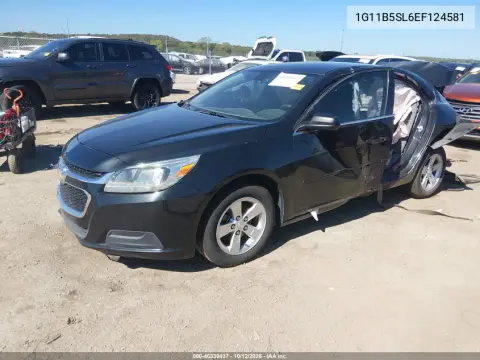 2014 Chevrolet Malibu 1Ls VIN 1G11B5SL6EF124581 фото 2
