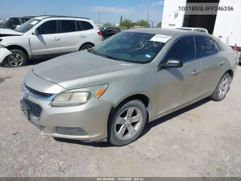 2015 Chevrolet Malibu Ls VIN 1G11B5SL4FF246356 фото 2