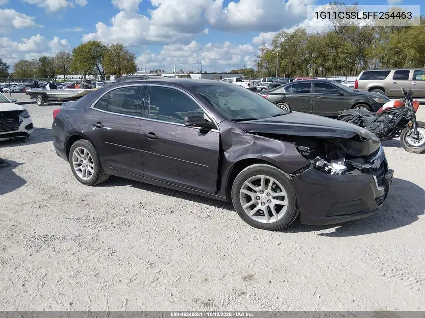 1G11C5SL5FF254463 — 2015 Chevrolet Malibu, фото 2 с аукциона IAAI, Передняя часть