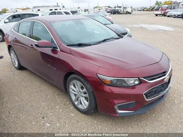 1G1ZJ5SU8GF173332 — 2016 Chevrolet Malibu, Град (Hail), фото до ремонта