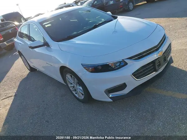 1G1ZE5ST6GF350276 — 2016 Chevrolet Malibu, Град (Hail), фото до ремонта
