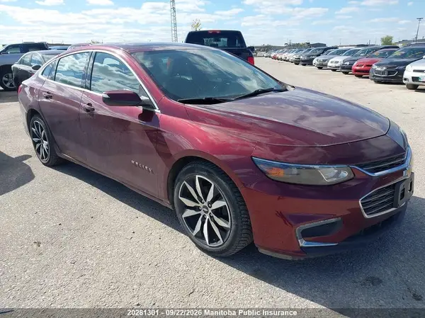 1G1ZE5ST8GF290775 — 2016 Chevrolet Malibu, Град (Hail), фото до ремонта