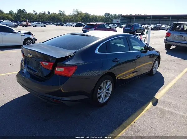 1G1ZE5ST6GF207487 — 2016 Chevrolet Malibu, фото 4 с аукциона IAAI, Задняя часть