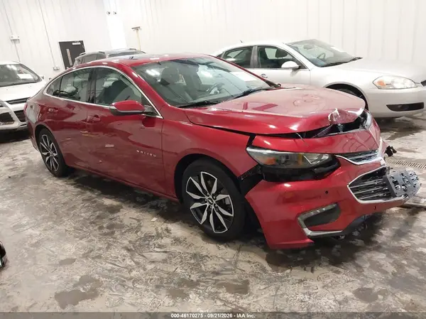 1G1ZE5ST7HF263181 — 2017 Chevrolet Malibu, Передняя часть (Front End), фото до ремонта