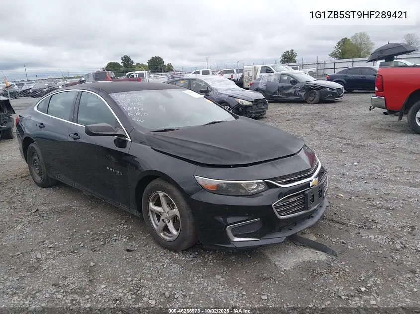 2017 Chevrolet Malibu Ls VIN 1G1ZB5ST9HF289421 фото 2