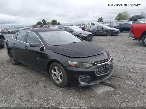 1G1ZB5ST9HF289421 — 2017 Chevrolet Malibu, Передний левый, фото до ремонта