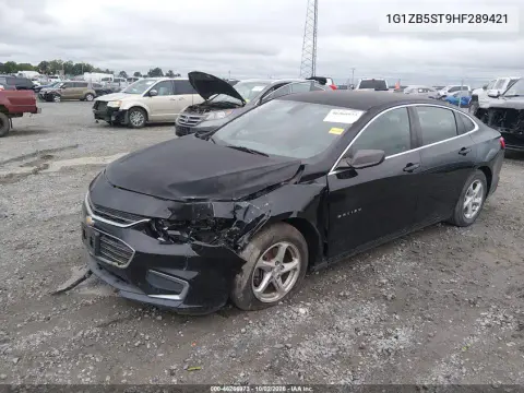 2017 Chevrolet Malibu Ls VIN 1G1ZB5ST9HF289421 фото 3