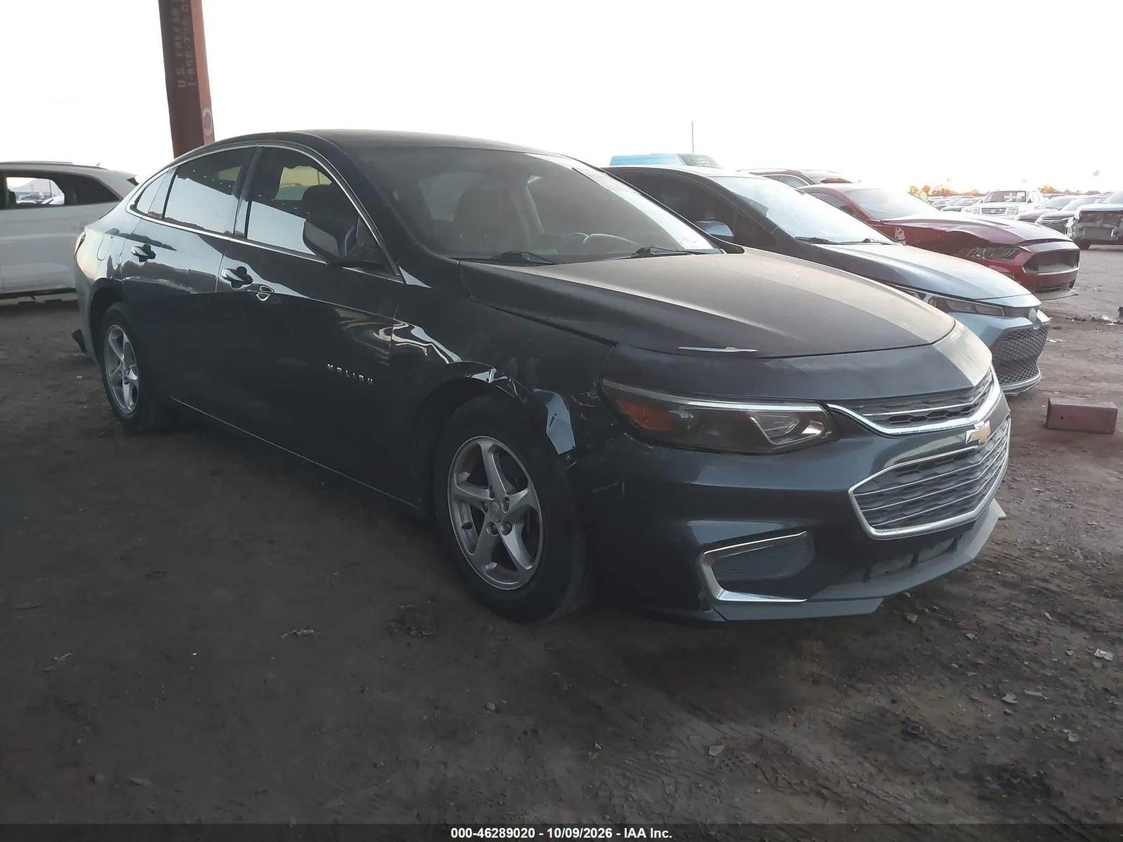 2017 Chevrolet Malibu Ls VIN 1G1ZB5ST4HF263163 фото 2