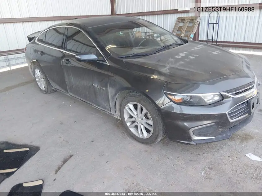 1G1ZE5ST9HF160988 — 2017 Chevrolet Malibu, фото 2 с аукциона IAAI, Повреждения со всех сторон