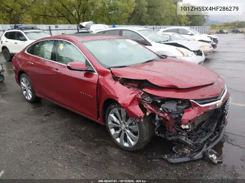 1G1ZH5SX4HF286279 — 2017 Chevrolet Malibu, Передняя часть, фото до ремонта