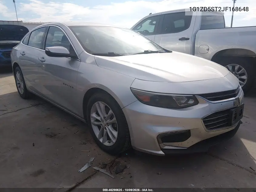 2018 Chevrolet Malibu Lt VIN 1G1ZD5ST2JF168648 фото 2