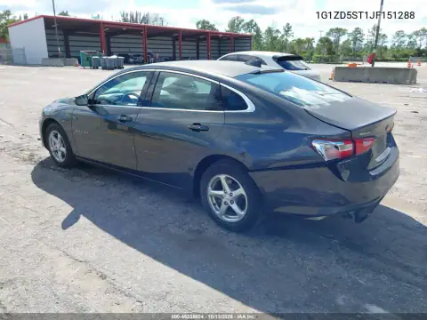 1G1ZD5ST1JF151288 — 2018 Chevrolet Malibu, фото 4 с аукциона IAAI, Боковая часть