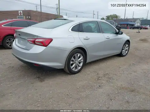1G1ZD5STXKF194254 — 2019 Chevrolet Malibu, фото 5 с аукциона IAAI, Передняя часть