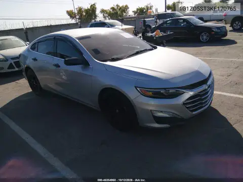 1G1ZD5ST3KF170765 — 2019 Chevrolet Malibu, Левая сторона, фото до ремонта