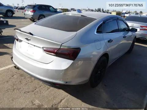 2019 Chevrolet Malibu Lt VIN 1G1ZD5ST3KF170765 фото 5