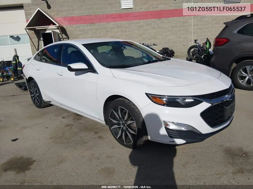 2020 Chevrolet Malibu Fwd Rs VIN 1G1ZG5ST1LF065537 фото 1
