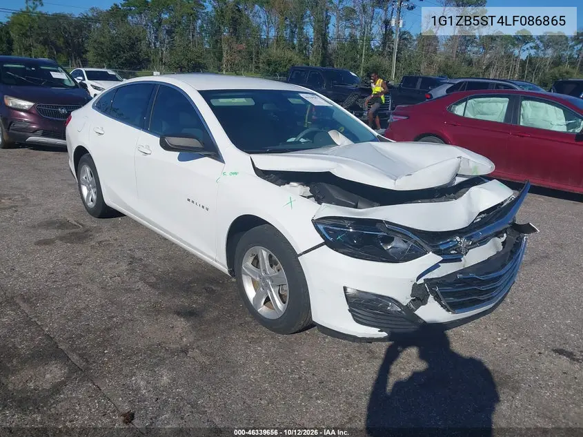 2020 Chevrolet Malibu Fwd Ls VIN 1G1ZB5ST4LF086865 фото 2