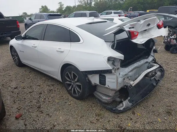 1G1ZG5ST8MF063592 — 2021 Chevrolet Malibu, фото 3 с аукциона IAAI 14.10.2026, Задняя часть