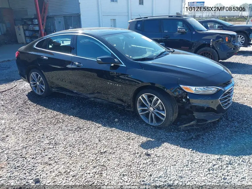2021 Chevrolet Malibu Fwd Premier VIN 1G1ZE5SX2MF085306 фото 2