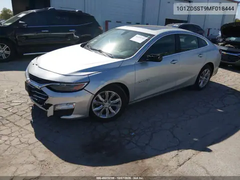 2021 Chevrolet Malibu Fwd Lt VIN 1G1ZD5ST9MF018444 фото 3