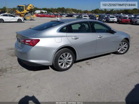 2021 Chevrolet Malibu Fwd Lt VIN 1G1ZD5ST9MF018444 фото 5