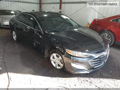 1G1ZD5ST0NF176513 — 2022 Chevrolet Malibu, Передняя часть, фото до ремонта