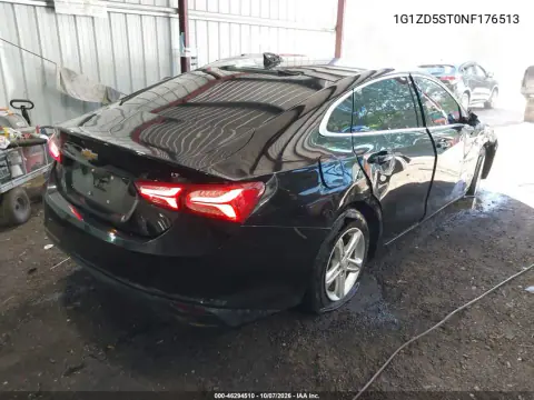 2022 Chevrolet Malibu Fwd Lt VIN 1G1ZD5ST0NF176513 фото 5