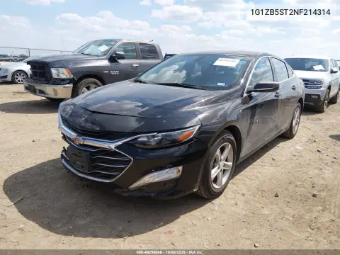 2022 Chevrolet Malibu Fwd Ls VIN 1G1ZB5ST2NF214314 фото 3