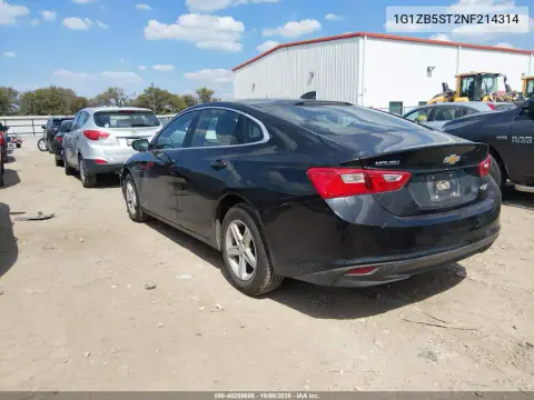 2022 Chevrolet Malibu Fwd Ls VIN 1G1ZB5ST2NF214314 фото 4