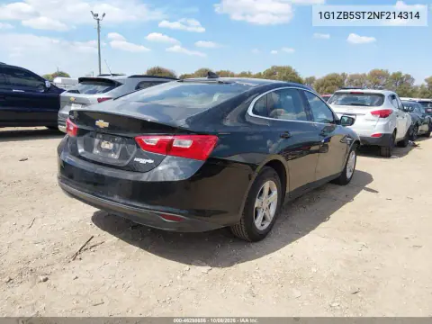 2022 Chevrolet Malibu Fwd Ls VIN 1G1ZB5ST2NF214314 фото 5