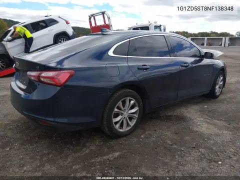 2022 Chevrolet Malibu Fwd Lt VIN 1G1ZD5ST8NF138348 фото 4
