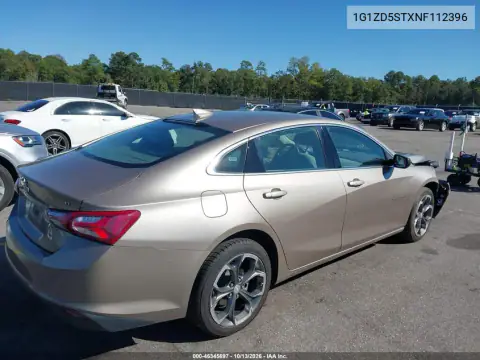 1G1ZD5STXNF112396 — 2022 Chevrolet Malibu, фото 5 с аукциона IAAI, Передняя часть