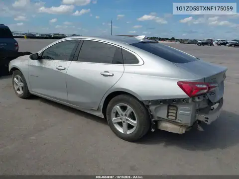 1G1ZD5STXNF175059 — 2022 Chevrolet Malibu, фото 3 с аукциона IAAI, Передняя часть