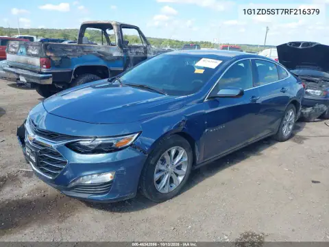 1G1ZD5ST7RF216379 — 2024 Chevrolet Malibu, фото 3 с аукциона IAAI, Передняя часть
