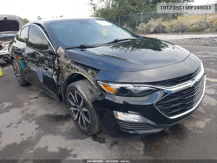 1G1ZG5ST5RF249033 — 2024 Chevrolet Malibu, фото 2 с аукциона IAAI, Правый бок