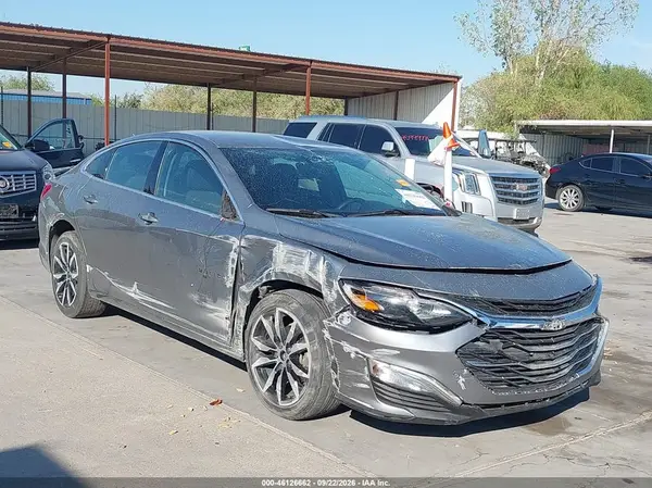 1G1ZG5ST0SF130893 — 2025 Chevrolet Malibu, Передняя часть (Front & Rear), фото до ремонта