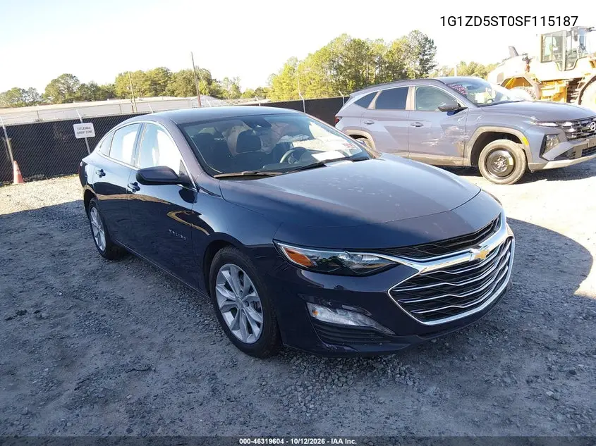 2025 Chevrolet Malibu Fwd 1Lt VIN 1G1ZD5ST0SF115187 фото 2
