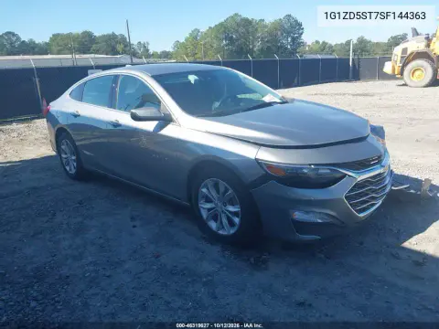 1G1ZD5ST7SF144363 — 2025 Chevrolet Malibu, Передняя часть, фото до ремонта