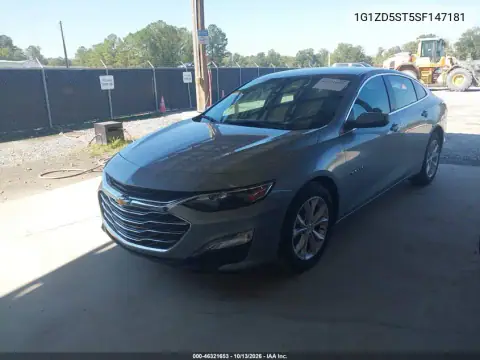 1G1ZD5ST5SF147181 — 2025 Chevrolet Malibu, Передняя часть, фото до ремонта
