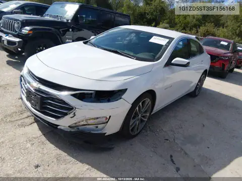1G1ZD5ST3SF156168 — 2025 Chevrolet Malibu, фото 3 с аукциона IAAI, Передняя часть