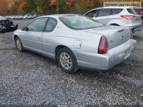 2G1WW12E419175522 — 2001 Chevrolet Monte Carlo, фото 4 с аукциона IAAI, Естественный износ