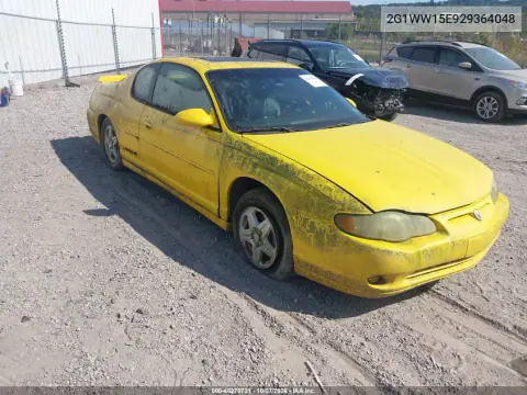2G1WW15E929364048 — 2002 Chevrolet Monte Carlo, Естественный износ, фото до ремонта