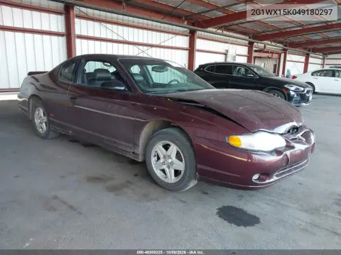 2G1WX15K049180297 — 2004 Chevrolet Monte Carlo, Биологическая опасность, фото до ремонта