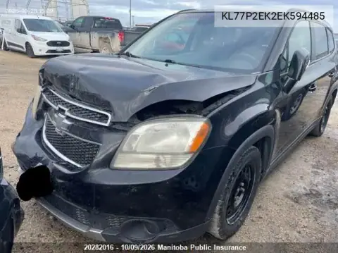 2014 Chevrolet Orlando Lt VIN KL77P2EK2EK594485 фото 2