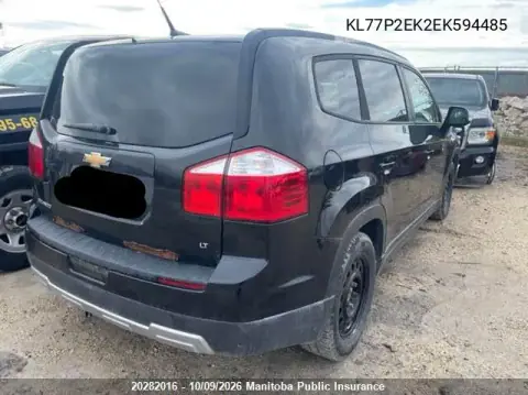 2014 Chevrolet Orlando Lt VIN KL77P2EK2EK594485 фото 4