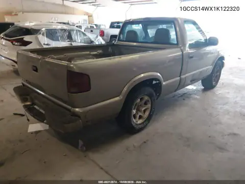 2001 Chevrolet S-10 Ls VIN 1GCCS14WX1K122320 фото 5