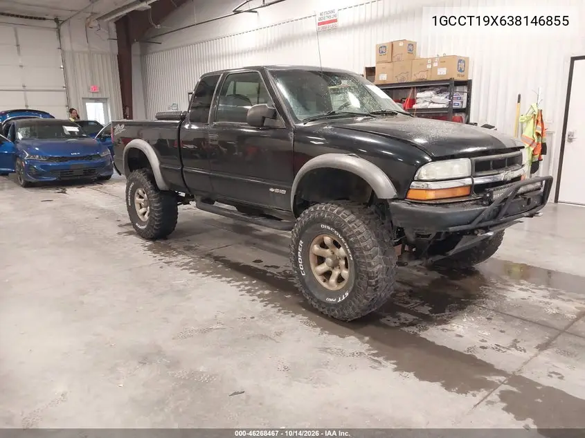 1GCCT19X638146855 — 2003 Chevrolet S-10 Pickup, фото 2 с аукциона IAAI, Естественный износ