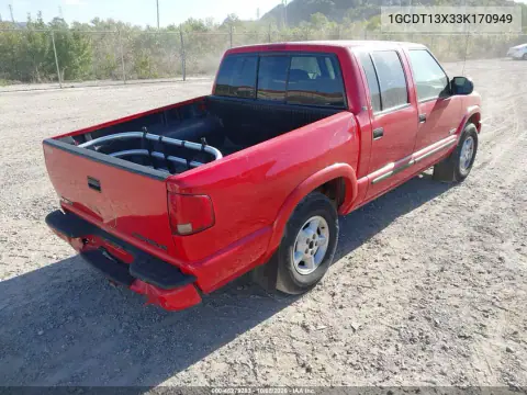 2003 Chevrolet S-10 Ls VIN 1GCDT13X33K170949 фото 5