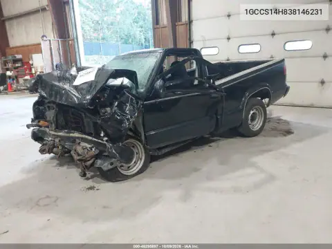 2003 Chevrolet S-10 VIN 1GCCS14H838146231 фото 2