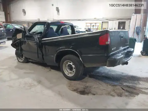 2003 Chevrolet S-10 VIN 1GCCS14H838146231 фото 3